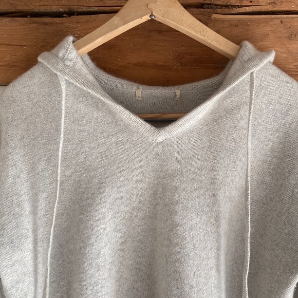 Madewell Allendale Cashmere Hoodie Sweater - Picture 2 of 11